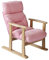 TEmkin Klappbarer Bodenstuhl, Lounge-Schlafsofa aus Holz, zusammenklappbar, 5-Fach verstellbar, Lazy-Sessel mit hoher Rückenlehne, bequemer Sitz aus Schaumstoff (C)