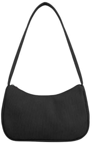 Katyjun Tasche Beuteltasche Shoulder Bag, Schultertasche Klein Schwarze Handtasche Teenager