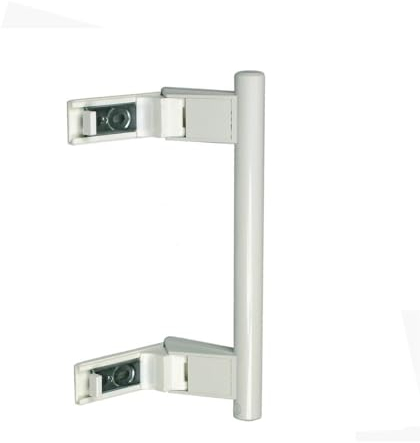 ensipart Türgriff für Gefrierschrank kompatibel mit LIEBHERR 7430668 weißer Griff in Stangenform für KühlGefrierKombination
