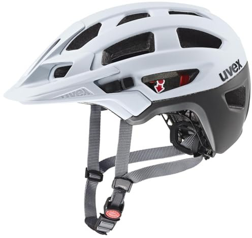 uvex Finale 2.0 - sicherer MTB-Helm für Damen und Herren - individuelle Größenanpassung - erweiterbar mit LED-Licht- Cloud-Dark Silver matt - 52-57 cm