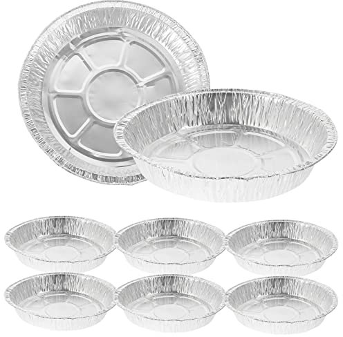 CIYODO 40stücke Einweg-aluminiumfolie Backformen Dicke Einlage Für Heißluftfritteuse Hitzebeständig Geeignet Für Grill Brot Kuchen Vielseitig Für Backen Und Aufbewahrung