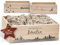 Amari ® Personalisierte Adventskiste (008.01) - Adventskalender 2024 aus Holz mit Namen - Weihnachtskalender für Kinder & Erwachsene