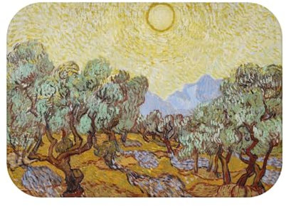 Fabulous Badezimmerteppich Van Gogh Olivenbäume, Post-Impressionismus, Maße: 60 x 40 cm