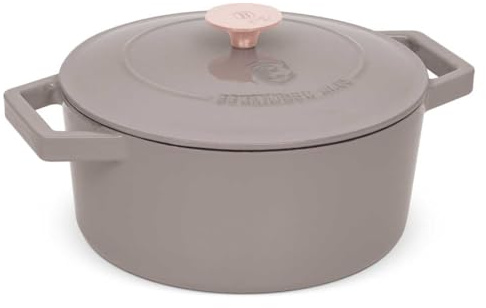 Berlinger Haus Gusseisen-Backform mit Deckel 24 cm Taupe Collection BH-6525