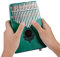 Daumenklavier, 17 Tasten Daumenklavier Wal Daumenklavier Mini Kalimba Mahagoni EQ Daumenklavier Musikinstrument mit Tonabnehmer für Kinder Anfänger (Grün)