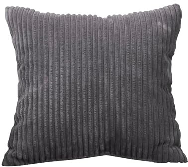 FORNIRO 24 30x30cm Grau Wohnzimmer Couch Schlafsofa Polstersofa Modern | Inkl Kissen | ausziehbar Gäste bequem Stauraum Design hochwertig Eckcouch Komfort robust Wohnlandschaft Qualität modernes