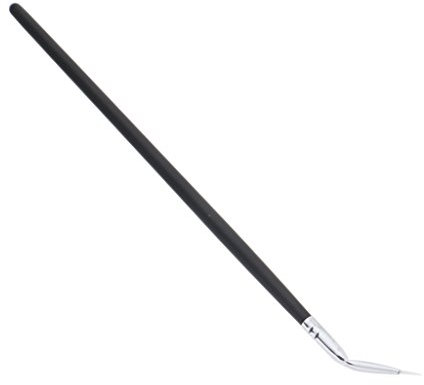 Pinceau Biseauté Courbé à Manche en Bois Poils en Fibre Doux pour Eye- Yeux Fumés Mince Brosse Cosmétique Professionnel