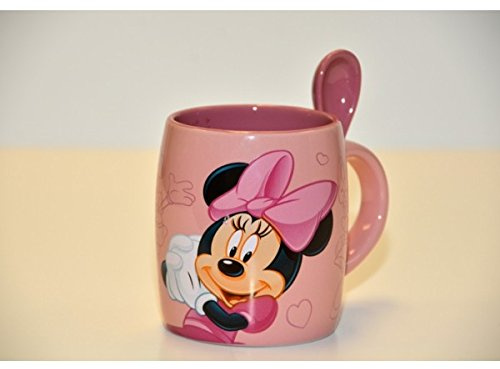 Disneyland Paris Minnie Mouse Mug and Spoon