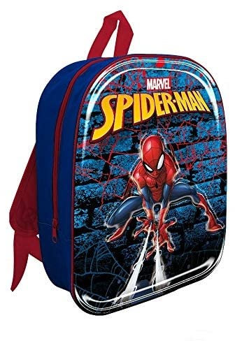 Rucksack 6D Spiderman 32 cm MC. -SP0228-, blau, S