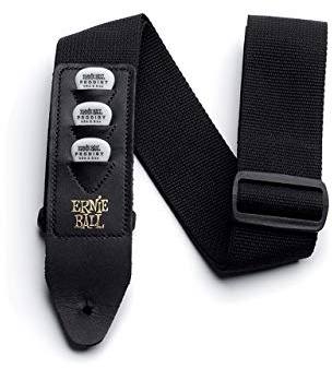 Ernie Ball Black Pickholder Strap