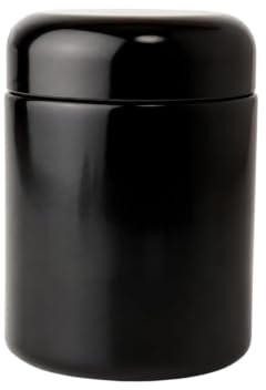LITT - Stash Storage Metal Tub - Airtight Ultra Violet Glass Smell Proof & Clear Stash Jar for Herb Storage, Odour/Smell Proof Container, Refillable Herb Container | 250ml (Discreet).