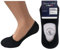 DREAM SOCKS 6 paia calzini invisibili salvapiede con silicone sul tallone,calzini fantasmini traspiranti invisibili in cotone filo di scozia elasticizzato (6 paia NERO, 44-46)