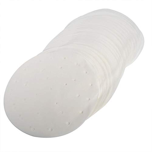Aisoway Bambusdampfer Dim Sum Papier unter Dampf Mat Home Küche Restaurant Kochzubehör 50pcs
