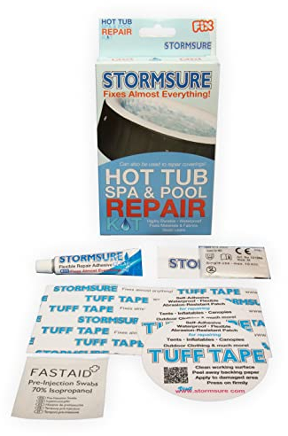 Kit de reparación Stormsure para bañeras de hidromasaje, spas y piscinas