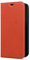 WIIUKA Hülle für iPhone 12 mini, Lederhülle, Deutsches Premium Leder, mit Kartenfach, extra Dünn, Handyhülle mit Standfunktion, Tasche Cognac Braun