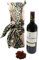 Coffret bois cadeau - vin rouge Bordeaux AOC Médoc millésime 2017 bouteille 75 cl - bel emballage prêt à offrir