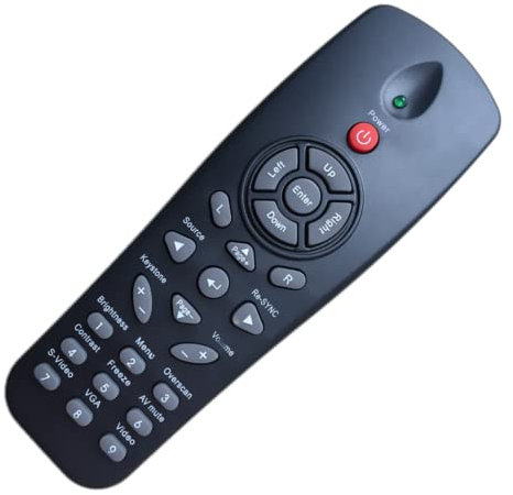 Universal Replacement Remote Fit for VE28X VE21S 3DW1 3DS1 DP7130 PV2223 PV2225 PV3225 ES530 DS671 DT3601 ES520 DT2401 IS500 X115 EX779P DT246 ES523ST OTF418 EX665 for Optoma Projector