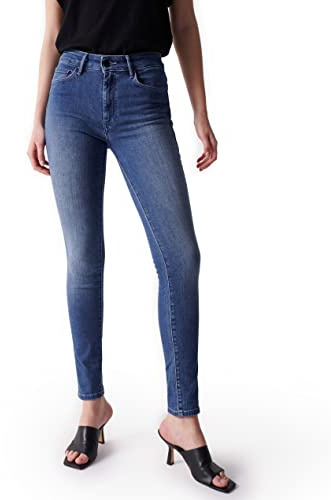 Salsa Destiny Push UP-Jeans, Skinny-Passform, MIT MITTLERER Waschung