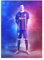 Displate Offiziell FC Barcelona MetallPoster Magnetische Befestigung Inklusive Lizenziert Bilder Hochwertiges Poster Players - Robert Lewandowski Poster 67.5 cm x 48 cm