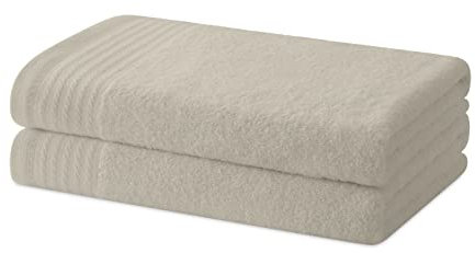 Degrees home - Juego de 2 Toallas de baño o Ducha - Juego de Toallas - 100% Algodón - 480g/m2-130x65 cms