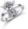 ONEFINITY Highland Cow Ringe, Sterlingsilber, Tierkuh, Schmuck für Damen, Mädchen, Tochter, Aus Sterlingsilber