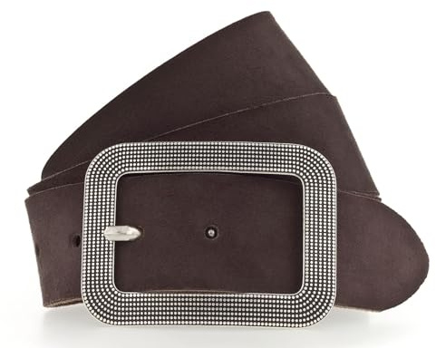 Vanzetti Classics 40mm Suede Belt W105 Dark Brown