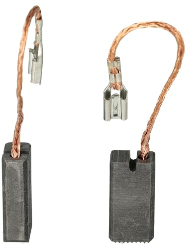 vhbw 2x Carbon Brush compatible with Stihl MSE 190C, MSE 170C-Q, MSE 190, MSE 170C-BQ, MSE 170 power tool, chainsaw