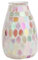 MAGICLULU 1stk Mosaikvase Minimalistische Vase Kleine Blumenvase Vasenschmuck Rosa Wohndekoration Trendige Inneneinrichtung Pflanzenterrarium Tischschmuck Blumentopf Büro Glas Empfindlich