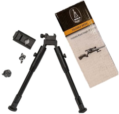 BSA Foldable Bipod 21-26cm for Air Rifles