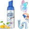 Herios Abflussreiniger aus Schaumstoff, leistungsstarker Abflussreiniger für Spülbecken und Abflussreiniger, schäumender Abflussreiniger für Küchenabfluss, Spülen (1 Stück)