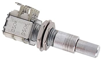 SHOWERORO Bk Stacked Potentiometer Für Bassgitarre Hochwertiger Audio-taper Mit Mittelrastung Für Volumen Und Klangregelung Gitarren Als Ersatzteil