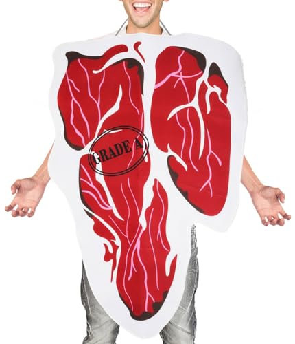 Generico Unisex Costume da Babbo Natale per Adulti, Natale, Carnevale, Halloween, Taglia Unica Unisex, Poliestere, Gonfiabile, Pull On