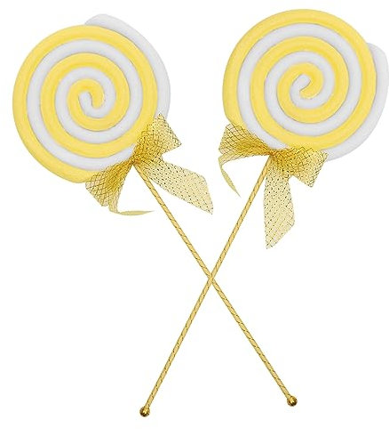 HOMOCONO 2stücke Große Lutscher Modelle Simulation Dekoration Für Partys Hochzeiten Und Fotografie Bunte Fake Lollipop Requisiten Für Kreative Bastelideen