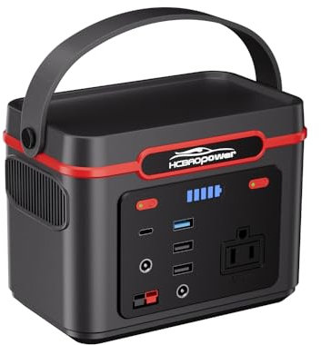 WHZOHCAR Estación de Energía Portátil 24000mAh Generador Solar Portátil con Carga Rápida Hasta 80% en 1 Hora, Diseñado para Hogar, Camping, Viajes y Pesca, Compatible con Paneles Solares