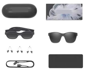 VEKELETE Gafas Inteligentes AR Micro-OLED Teatro Virtual Gafas de Realidad Aumentada Ver transmisión y Jugar