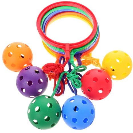 JUMPLAWN 6pièces Jump Leg Skip Ankle Toy pour Garçon Fille Jouet Sportif Amusant pour Sauter Intérieur Et Extérieur
