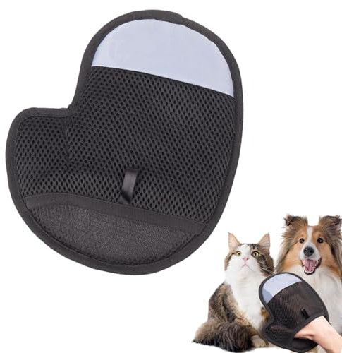 Yplkm Gants Antistatiques Pour Chat Et Chien Ga-nt De Toilette Pour Animaux,gants De Démêlage,gants De Massage Pour Enlever Les Poils D'animaux Domestiques