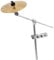 MINAOLULUS Splash Cymbal Soporte De Boom Para Práctica De Batería Platillo Volumen Para Estudio y Música