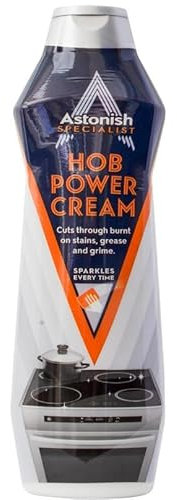 RYYN® Hob Cleaner 500ml For Glass Hobs Removes Burnt On Food Grease and Grime Leaves Sparkling Clean Finish