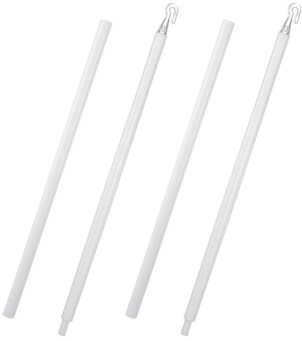 2 Pcs 23 Blind Wand Replacement, Blinds Stick Replacement with Hooks
