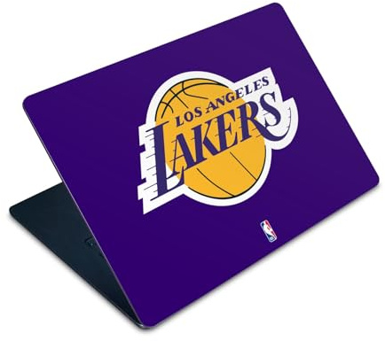 Head Case Designs Officially Licensed NBA Purple Los Angeles Lakers Logo Vinyl Sticker Skin Decal Cover Compatible With Apple MacBook Air 15 M2 2023