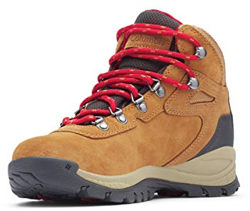 Columbia Damen Newton Ridge Plus Waterproof Amped Wanderstiefel, Elk/Mountain Red, 38.5 EU Weit