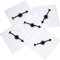 5 Packung Transparent Spinners Trocken Radiergummi Spiel Zeiger mit Drehpfeil für Spiele und Unterricht