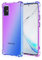 HAOYE Hülle für Samsung Galaxy A71 Hülle, Farbverlauf-TPU Handyhülle, [Vier Ecken Verstärken] Weiche Transparent Silikon Soft TPU Case Schock-Absorption Durchsichtig Schutzhülle (Lila/Blau)