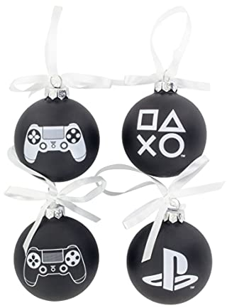 Paladone Playstation: Weihnachtsschmuck aus Glas, Mehrfarbig, Einheitsgröße, 4