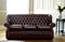 jvmoebel Chesterfield Sofa Couch Polster Stoff Leder Couchen Antik Stil Garnitur 3 Sitzer