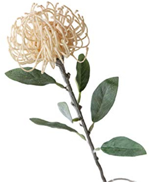 CUSROS 1 x künstliche Nadelkissen Blume Pflanze DIY Party Hochzeit für Home Office Indoor Outdoor Dekoration Champagner Einheitsgröße