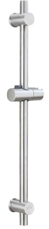 Dhouse Shower Riser Rail 60cm Shower Head Holder Shower Riser Kit shower rail with Soap box Adjustable Shower Head Guide Rail Slide Bar for Bathroom
