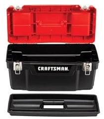CRAFTSMAN Tool Box, Lockable 20-inch with Removable Tray and Small Parts Storage (CMST20901)
