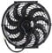 12in Universal Slim Radiator Cooling Fan Thermo, Radiator Fan, 12V with Mounting Kit Cool Engine Compartment